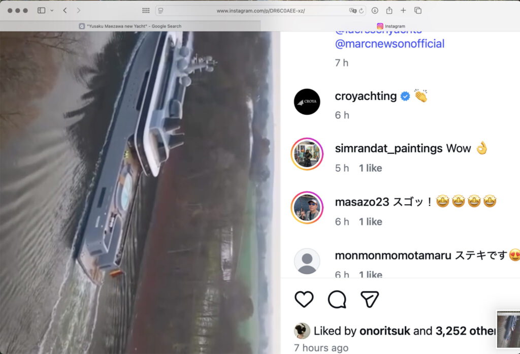 MAEZAWA Yusaku new toy, made in Germany @ IG 6. Dec. 2025