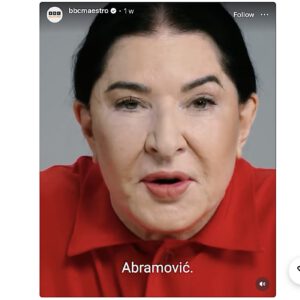 Marina Abramović on Instagram 4. June 2026