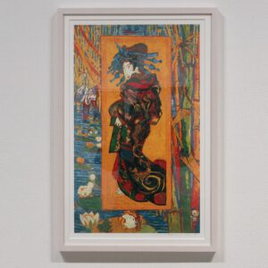 cover | 村上隆 Takashi Murakami "Vincent van Gogh’s 'Courtesan (after Keisai Eisen)' The Flower Parent and Child Are Peeking in Too" 2025. ED100＋AP15＋SP15. Image: 316.5 x 525mm / Sheet: 366.5 x 575mm. Archival pigment print and silkscreen on paper with glitter (K332). 
¥200,000 (Tax excluded). ¥228,900 (Tax and domestic packaging/shipping fee included).