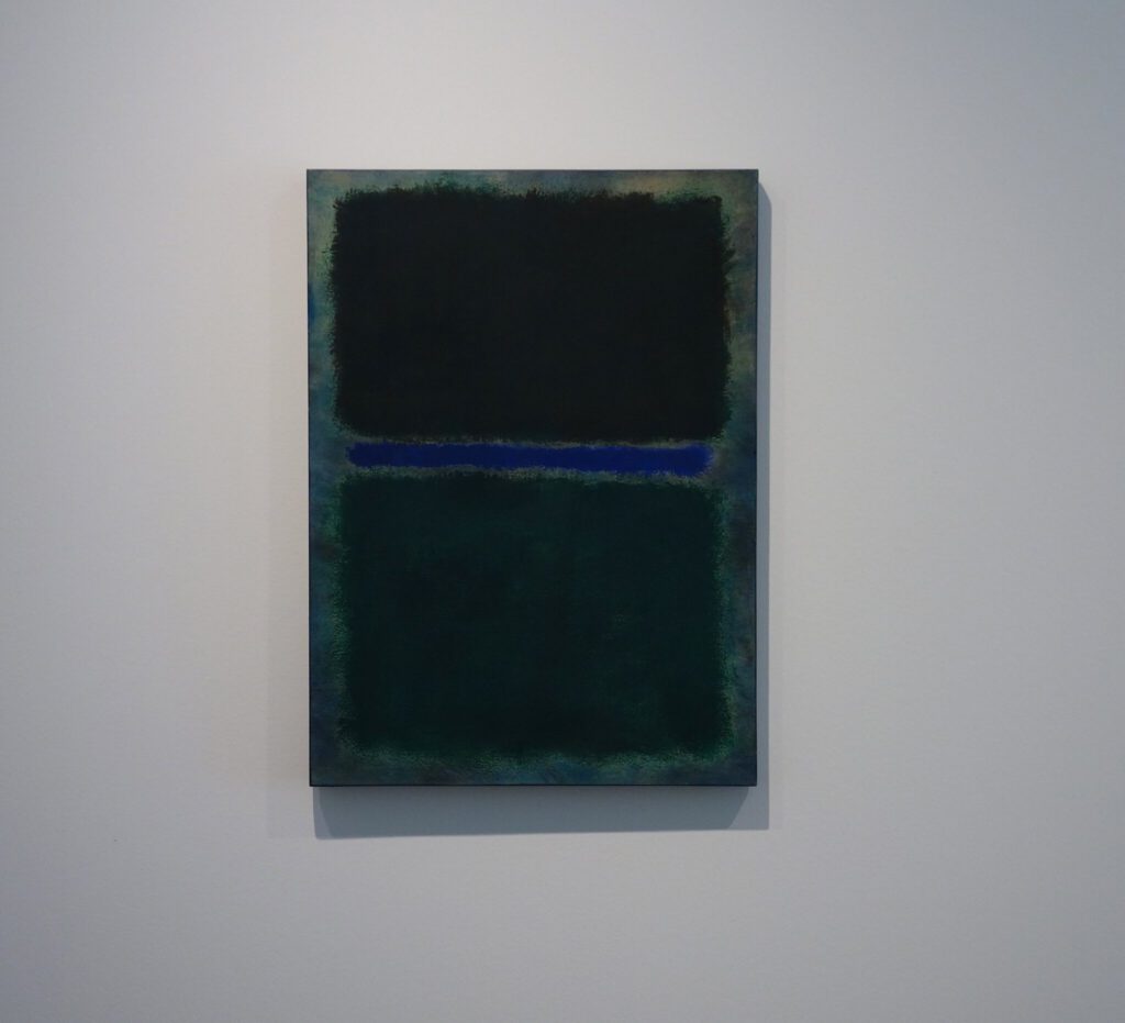 Mark Rothko Untitled 1963. Oil on paper, laid down on canvas, 75.4 x 55 x 3.5 cm