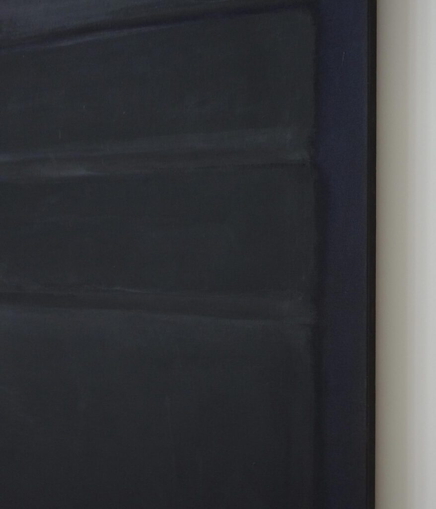 Mark Rothko Untitled (White, Blacks, Grays on Maroon) 1963. Oil on canvas, 227 x 175 cm, detail