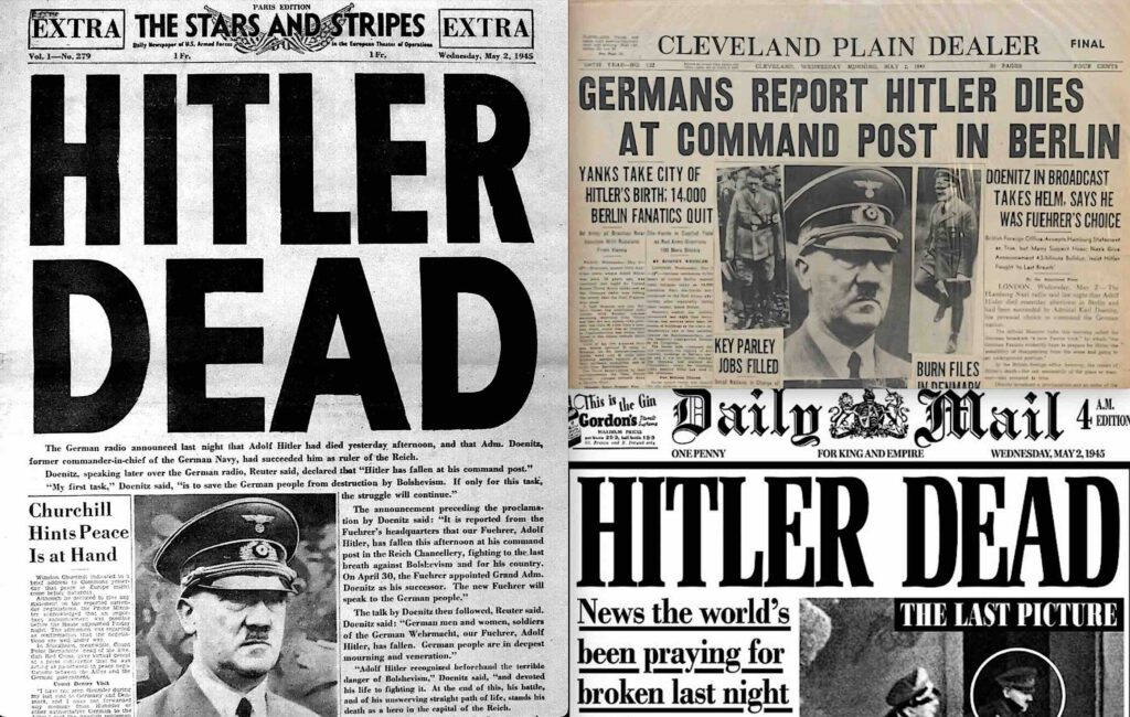 1945年4月30日のヒトラー自殺