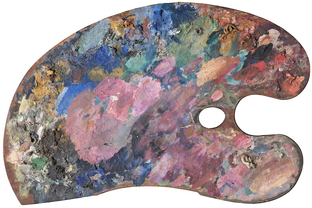 Bonnard’s Palette, 43 x 62 cm