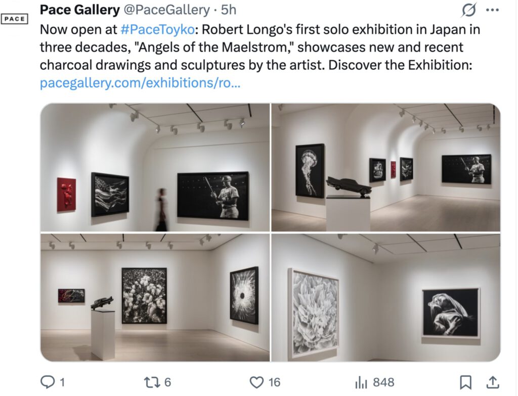 Pace Tokyo Robert Longo