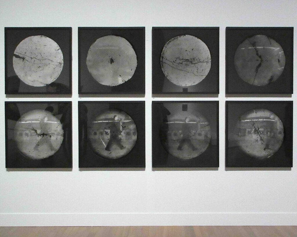 Steven Pippin Laundromat-Locomotion (Walking in Suit) 1997, detail 1
