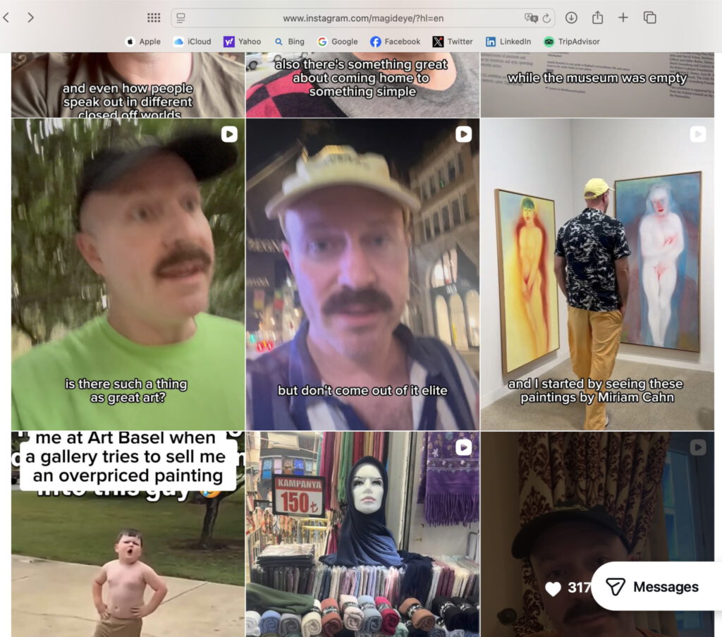 Jeffrey Magid on Instagram with only one posting about Switzerland, aka Art Basel 2026