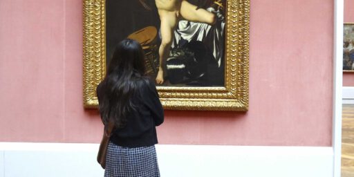 Michelangelo Merisi da Caravaggio Amor vincit omnia 愛の勝利 1602-1603, oil on canvas, 156 x 113 cm, Gemäldegalerie Berlin. Photo taken by Mario A | ミケランジェロ・メリージ・ダ・カラヴァッジョ Michelangelo Merisi da Caravaggio "Amor vincit omnia"「愛の勝利」 1602-1603, oil on canvas, 156 x 113 cm, Gemäldegalerie Berlin. Photo taken by Mario A