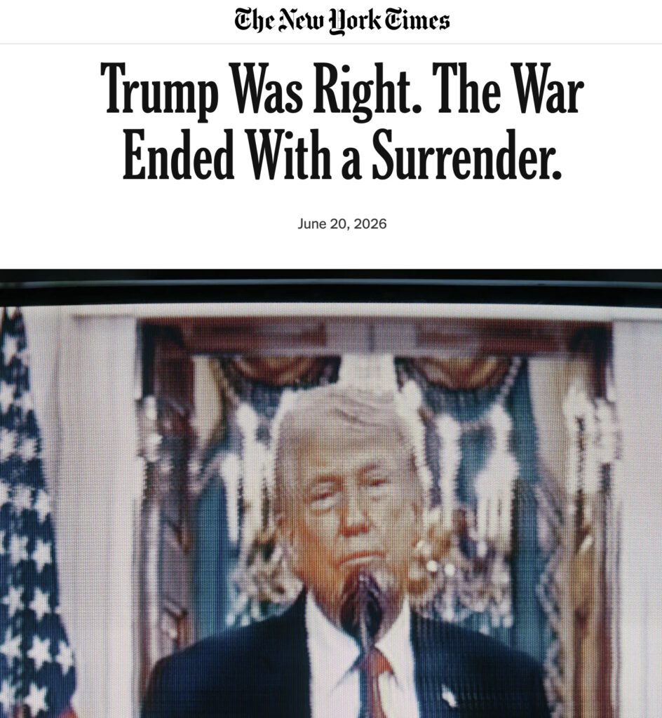 New York Times. America lost another War.