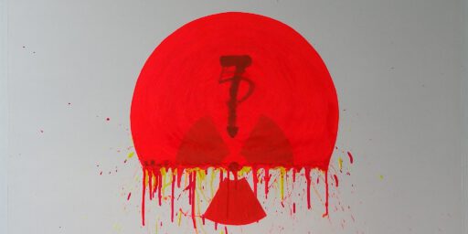 亜 真里男 Mario A Japan = Atom (フクシマ) 、油、2011年、65 x 100 cm | 亜 真里男 Mario A 「Japan = Atom (フクシマ)」、油、2011年、65 x 100 cm 亜 真里男 Mario A Japan = Atom (フクシマ) 、油、2011年、65 x 100 cm | 亜 真里男 Mario A 「Japan = Atom (フクシマ)」、油、2011年、65 x 100 cm