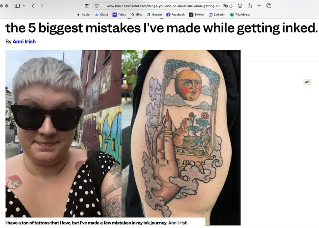 Art writer Anni Irish aka artdaddy