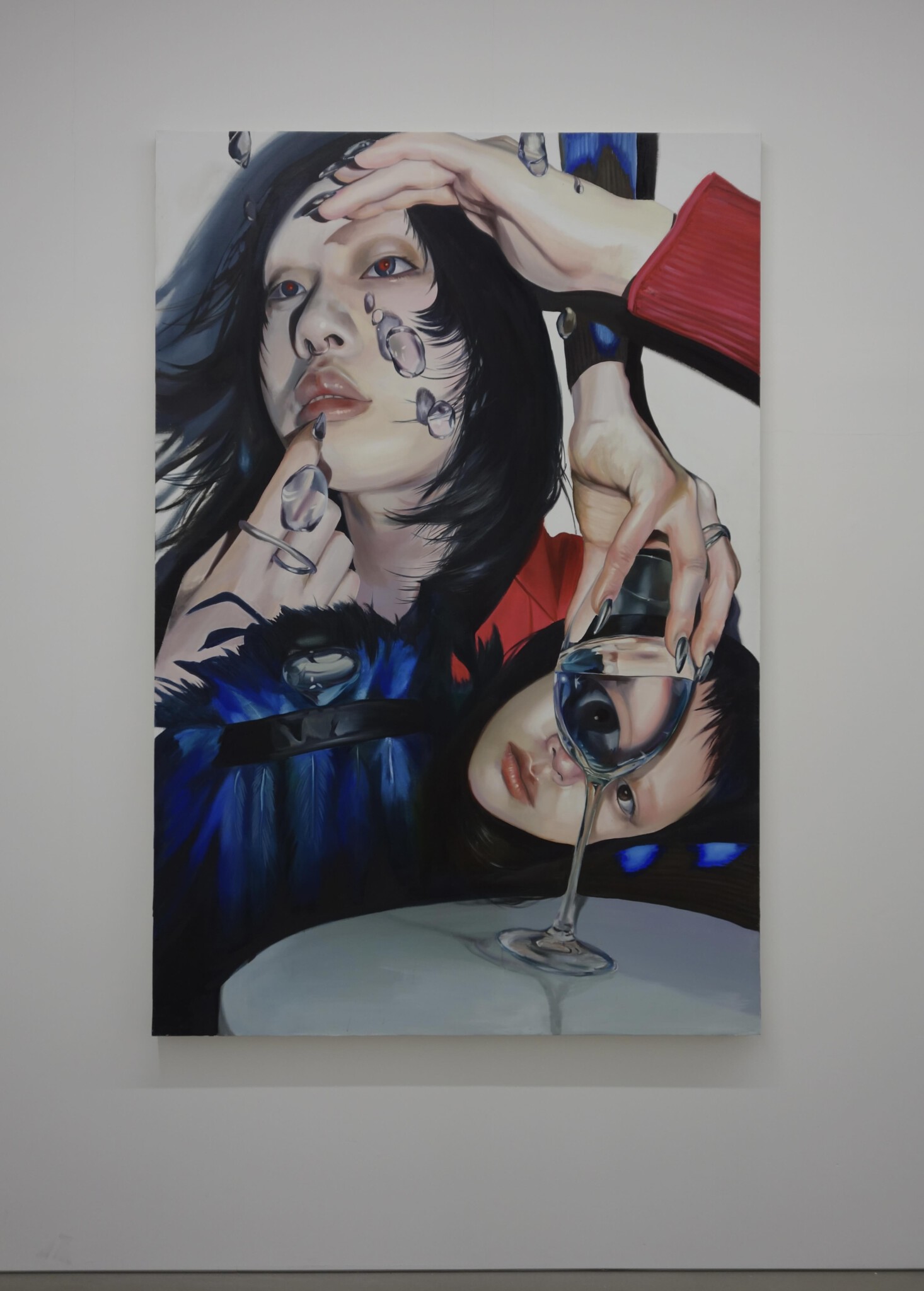 SUGIYAMA Hinako 杉山日向子 「Still Wet」2026, 1940 x 1303 mm, oil on canvas
