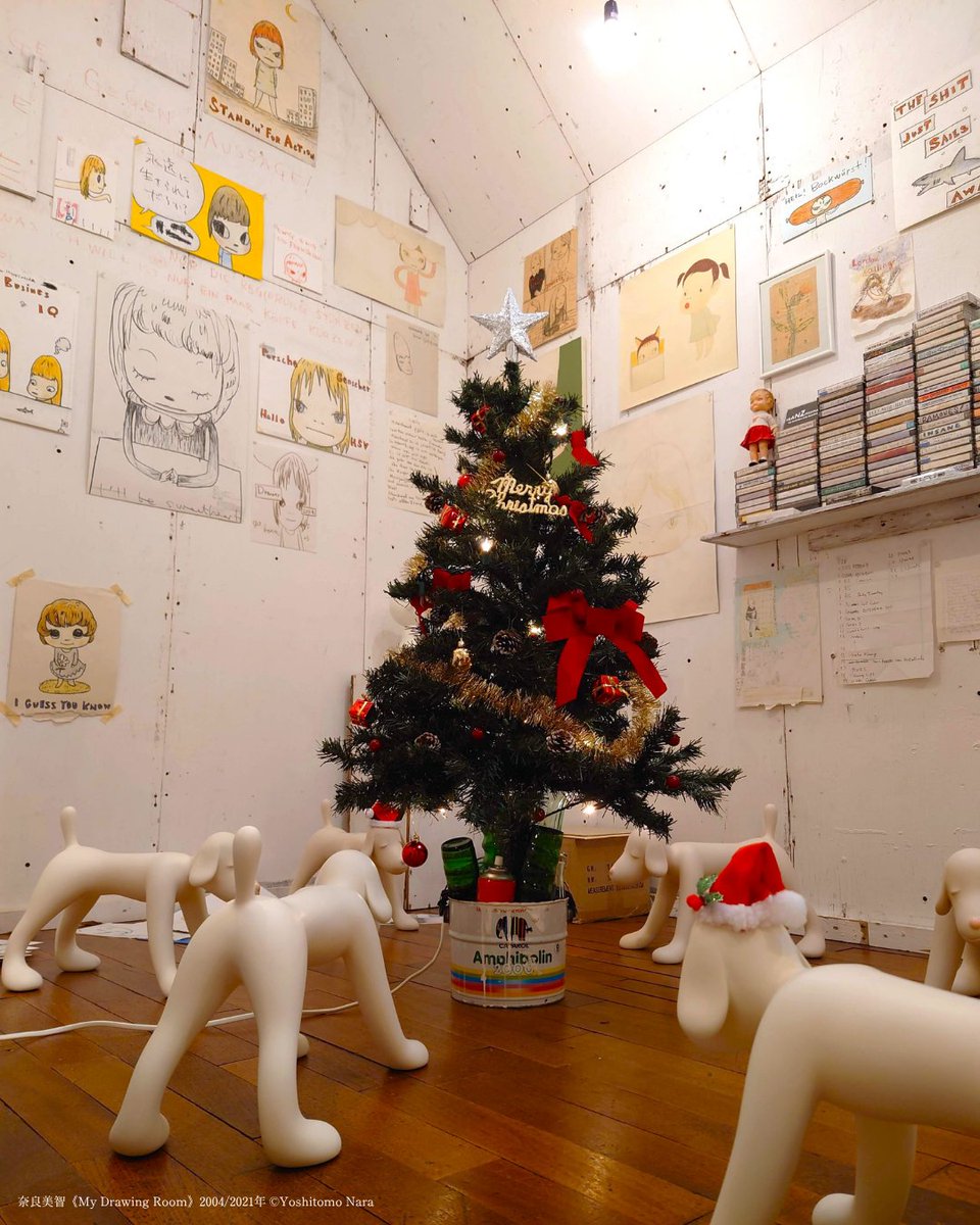 Is the Japanese Yoshitomo Nara a christian? Work in the Hara Museum ARC