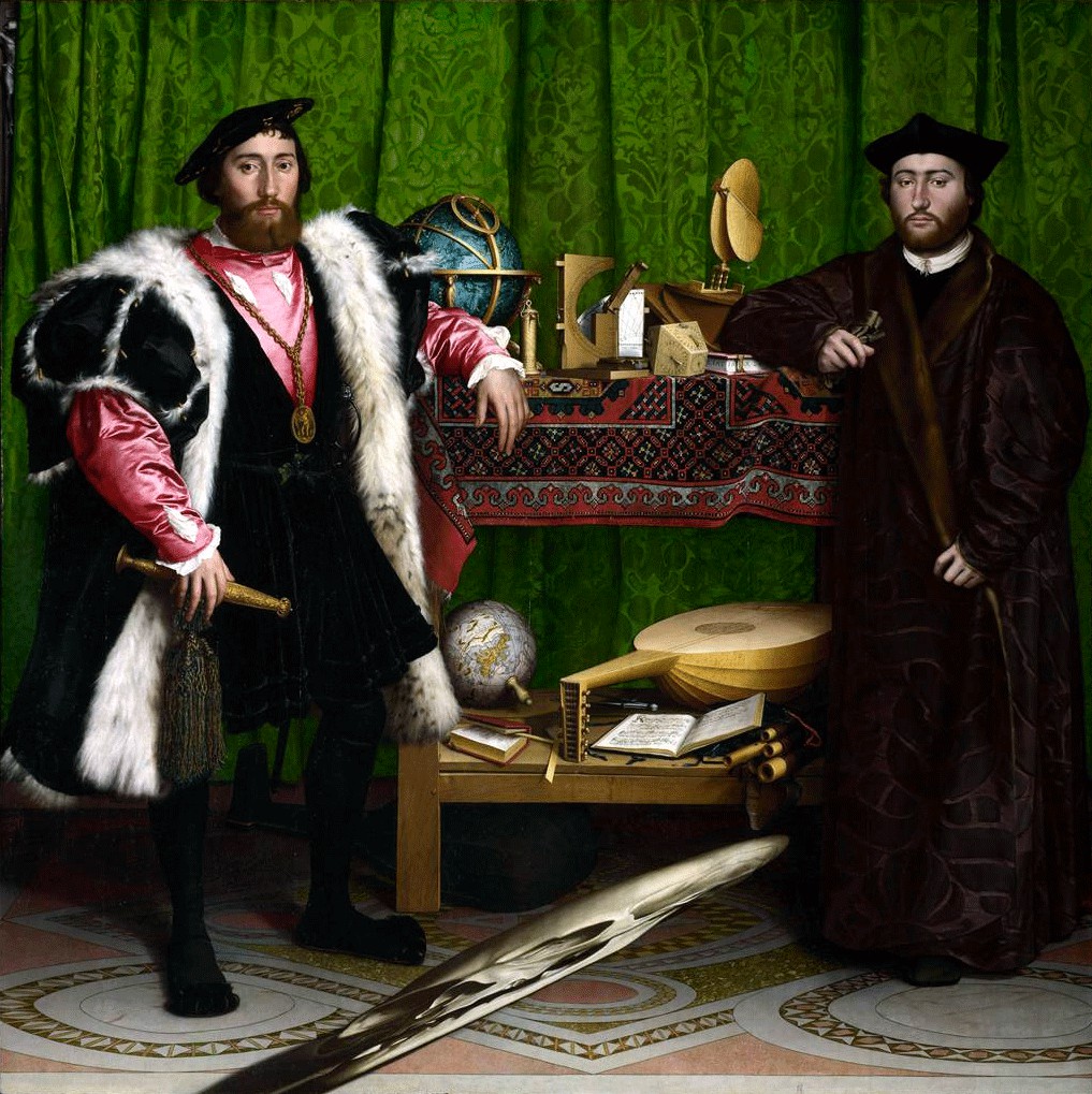 The Ambassadors, Hans Holbein the Younger, 1533. The National Gallery, London | Photograph ©The National Gallery, London