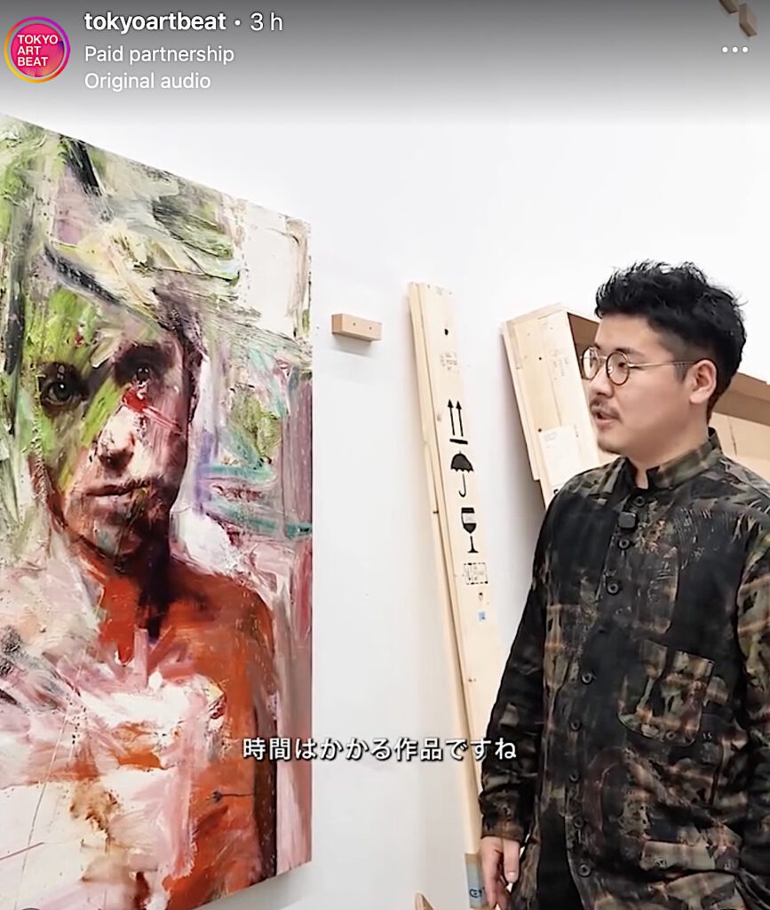井田幸昌 IDA Yukimasa Painting technic, explained in August 2026, screenshots taken from IG_1
