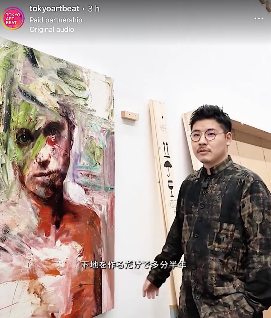 井田幸昌 IDA Yukimasa Painting technic, explained in August 2026, screenshots taken from IG_2