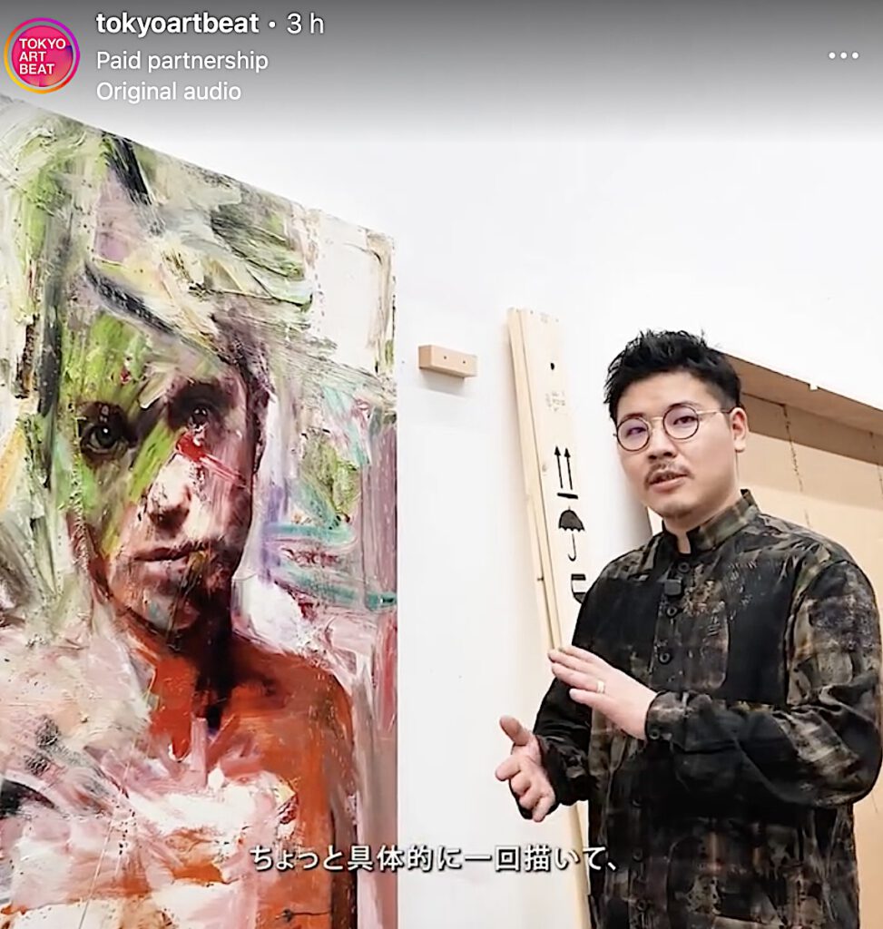 井田幸昌 IDA Yukimasa Painting technic, explained in August 2026, screenshots taken from IG_4