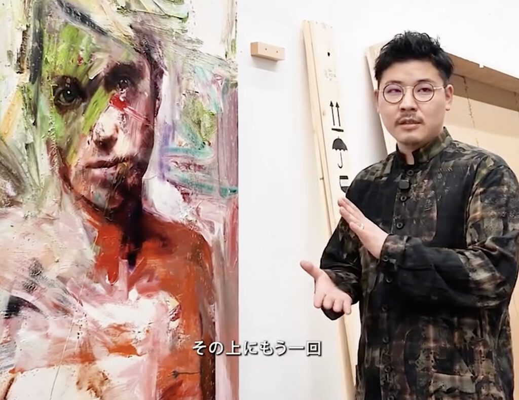 井田幸昌 IDA Yukimasa Painting technic, explained in August 2026, screenshots taken from IG_6
