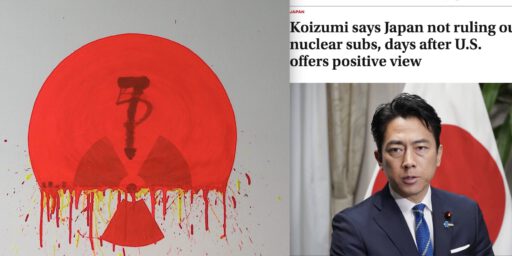 11.9.2026 Defense Minister Shinjiro Koizumi on Friday reiterated that Japan is not ruling out acquiring nuclear-powered submarines, days after a U.S. Navy official offered a positive assessment of the move. | 11.9.2026: Defense Minister Shinjiro Koizumi on Friday reiterated that Japan is not ruling out acquiring nuclear-powered submarines, days after a U.S. Navy official offered a positive assessment of the move.