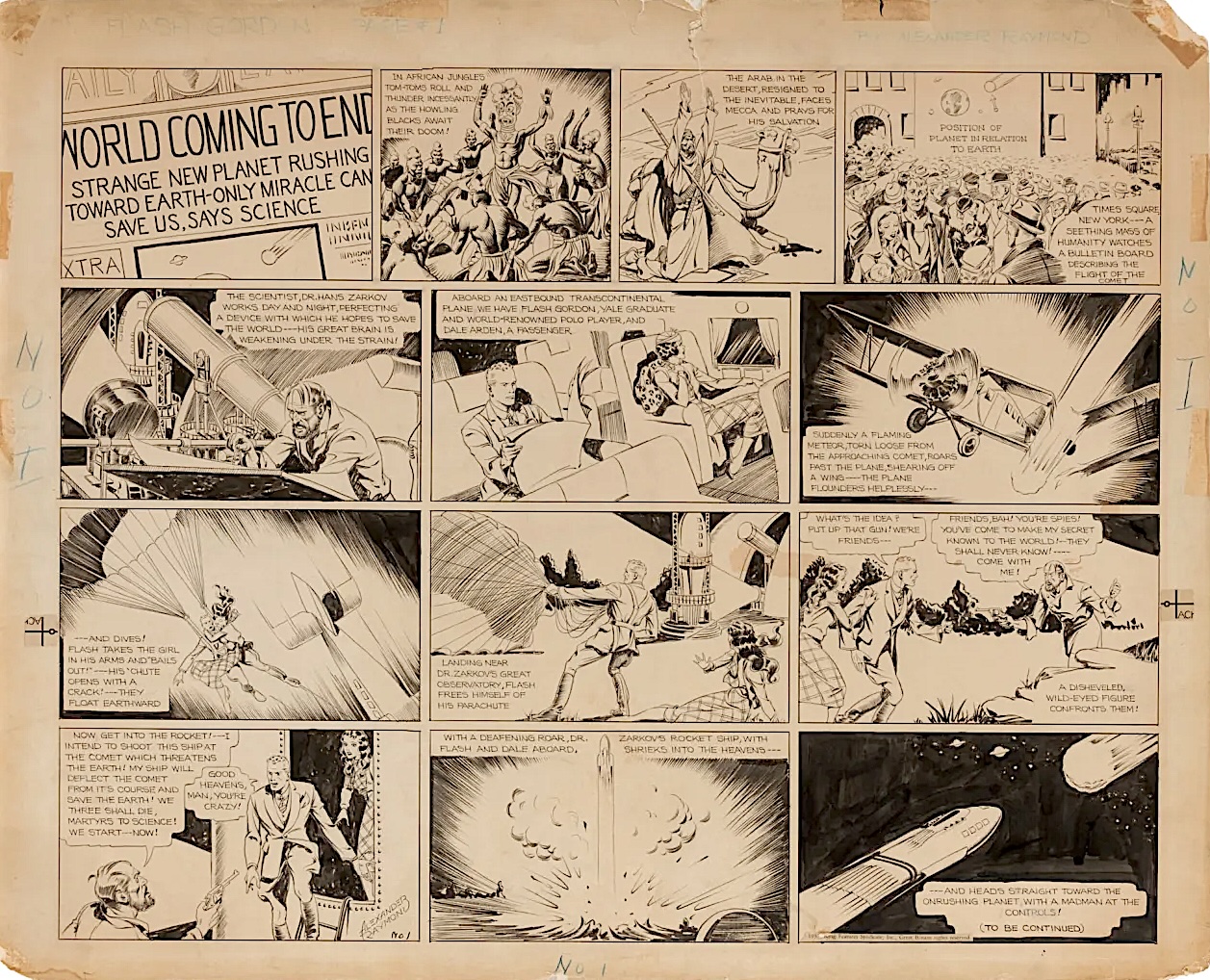 Alex Raymond, Flash Gordon#1 (1934)