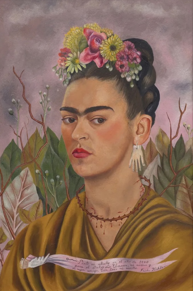 Frida Kahlo, Self-Portrait Dedicated to Dr. Eloesser (1940)